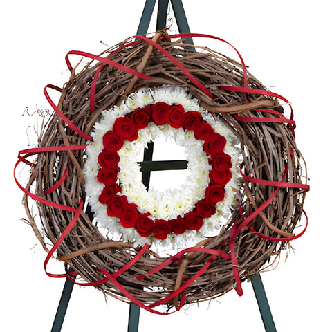 OASIS Mache Wreath, 18 Inch