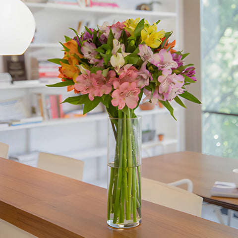 Mixed Colored Alstroemeria Flowers for Mothers Day