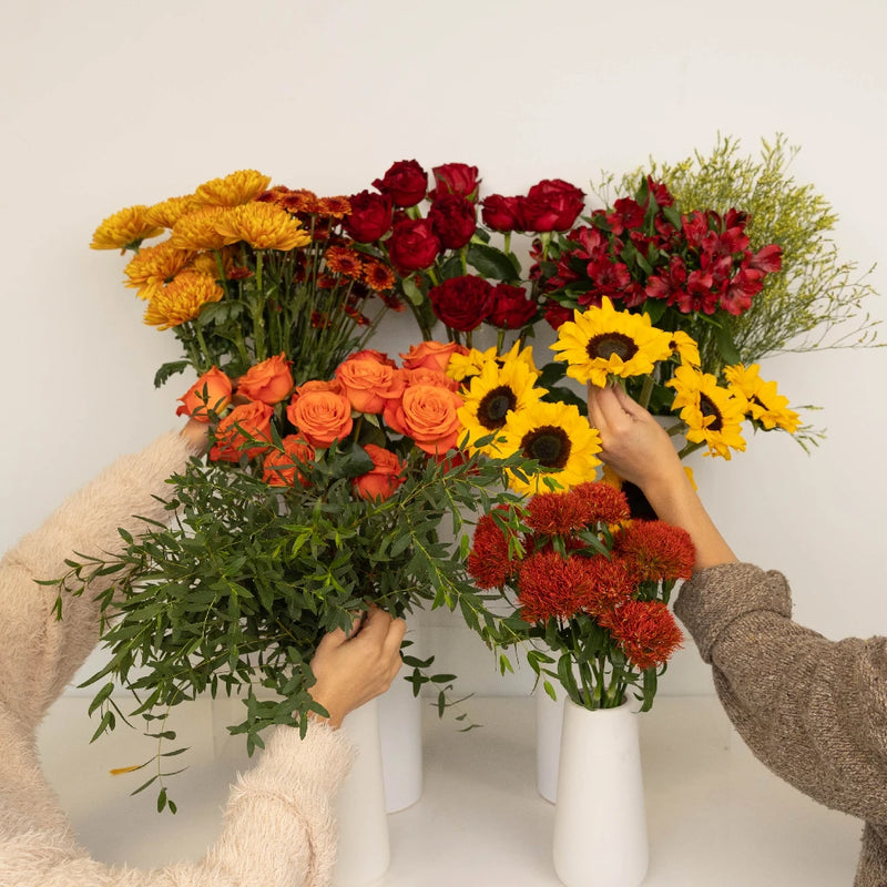 Autumn Dream Bouquet Bar Flower Kit Close Up - Image