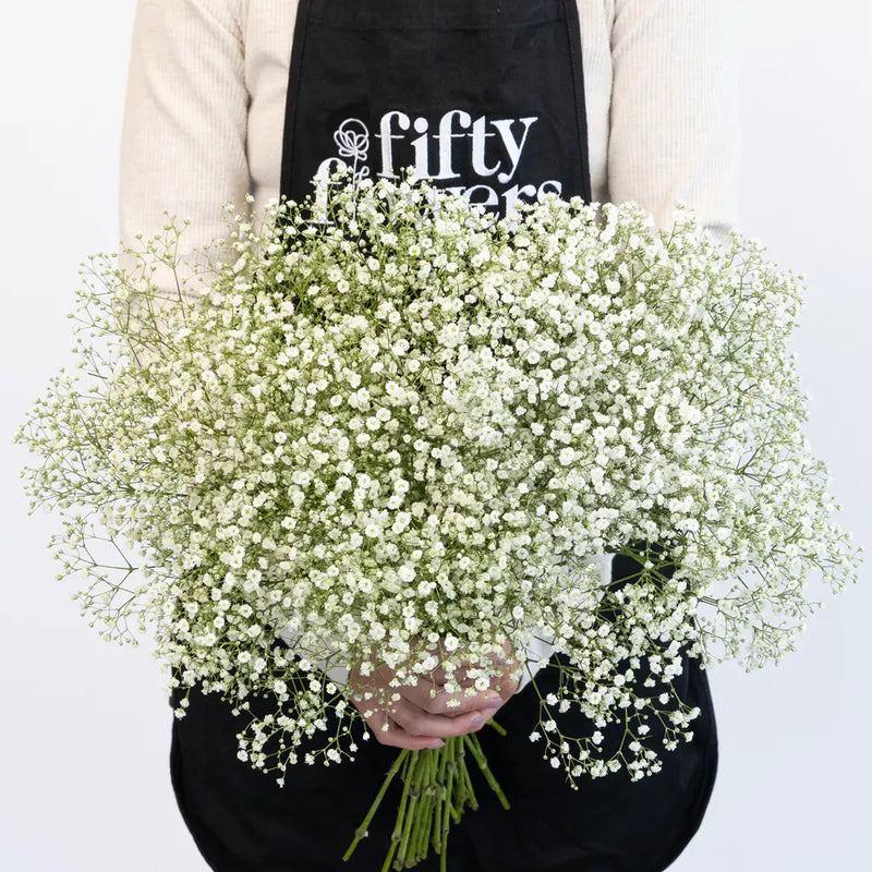 Baby's Breath Flower New Love Apron - Image