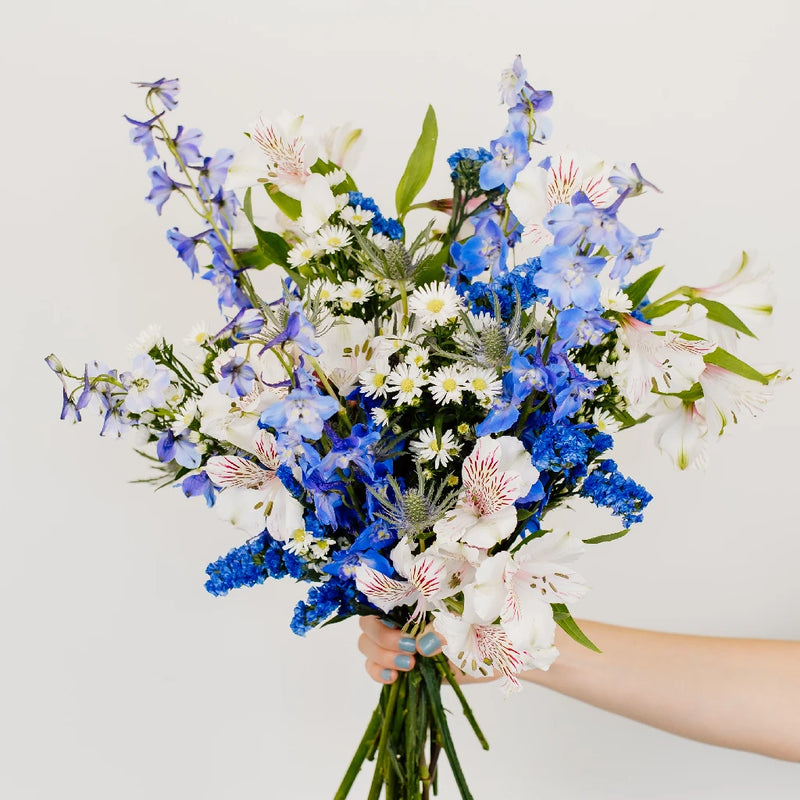 Blue Magic Flower Centerpiece Vase - Image