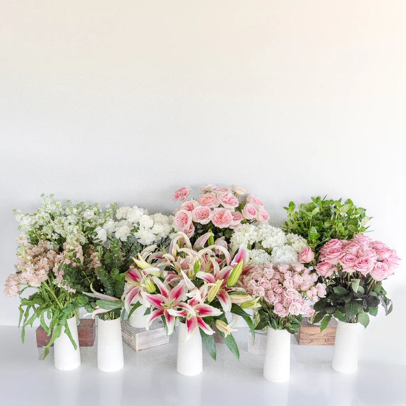 Blush Bulk Diy Flower Combo Apron - Image