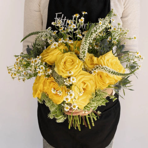 Boho Chic Diy Flower Combo Pack Apron - Image