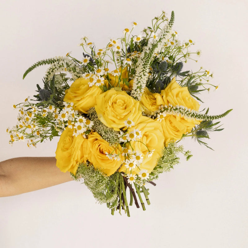 Boho Chic Flower Bouquet Hand - Image