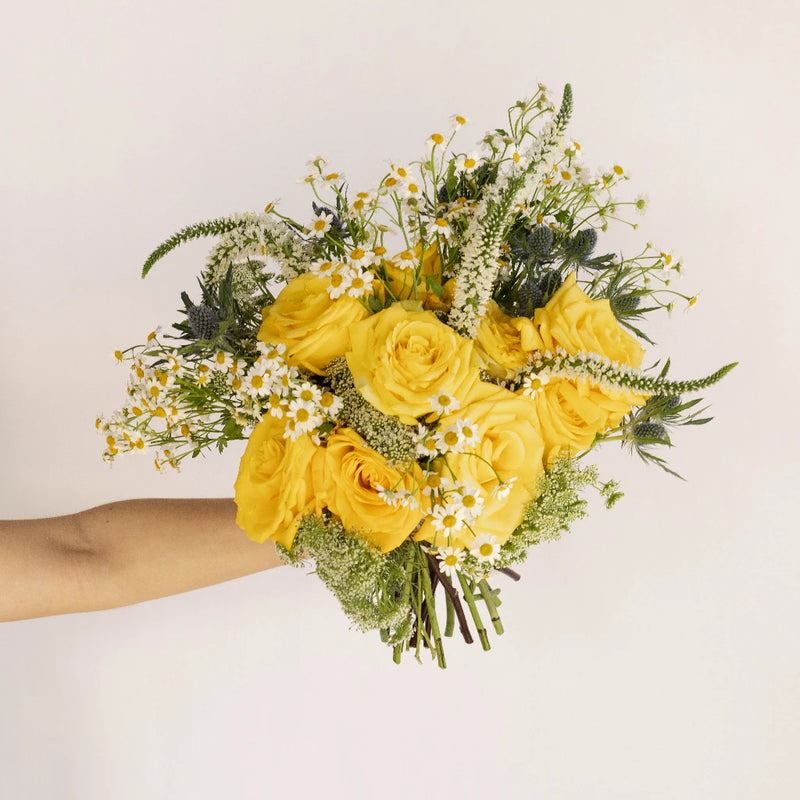 Boho Chic Flower Centerpiece Hand - Image