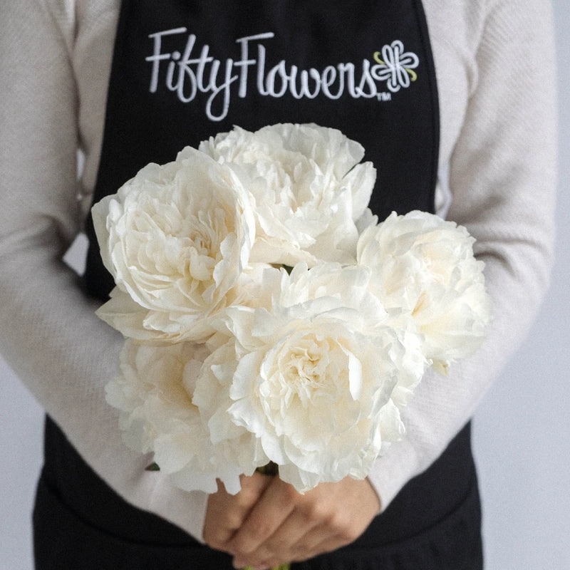 Boule De Neige Peony Apron - Image