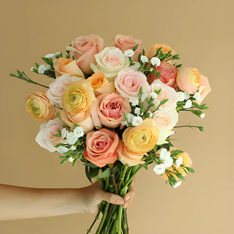 Victorian Garden Flower Bouquet