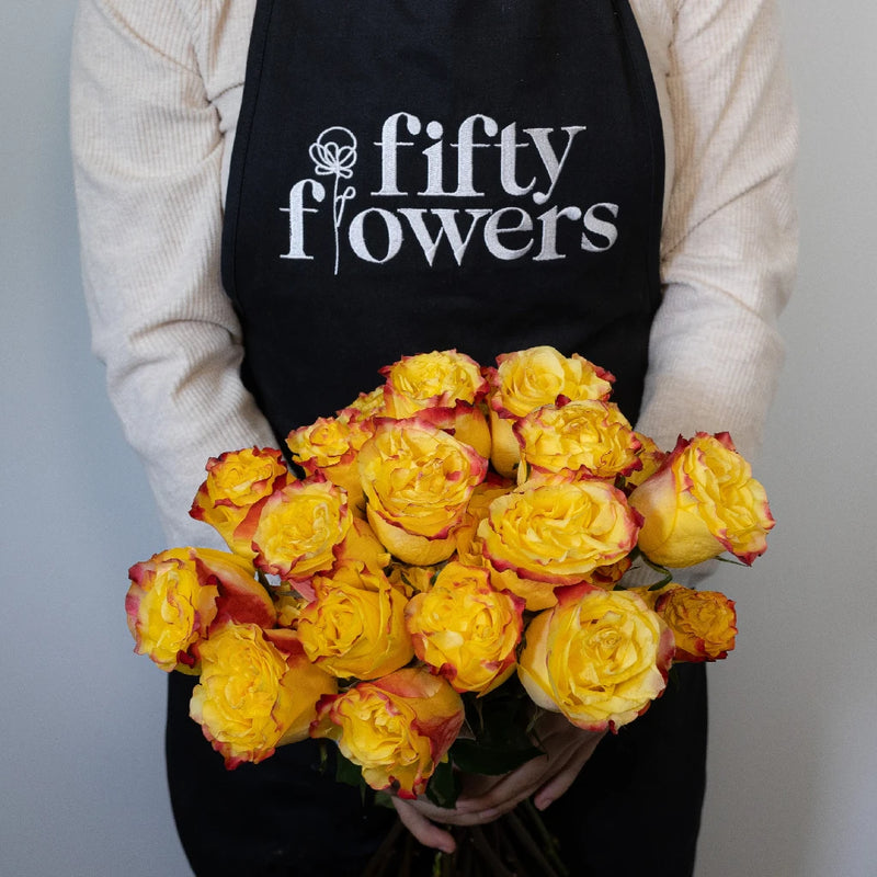 Burning Love Garden Rose Apron - Image