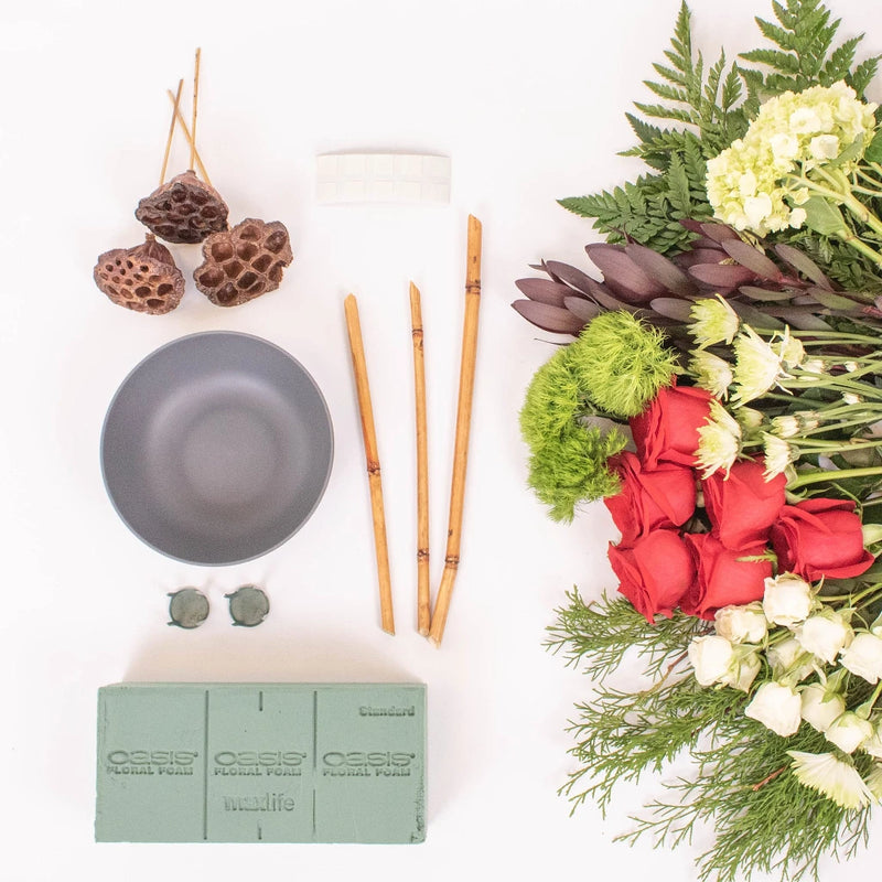 Candy Cane Lane Online DIY Flower Design Class Kit