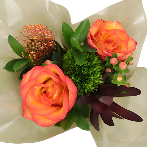Peachy Keen Tropical Flower Centerpieces