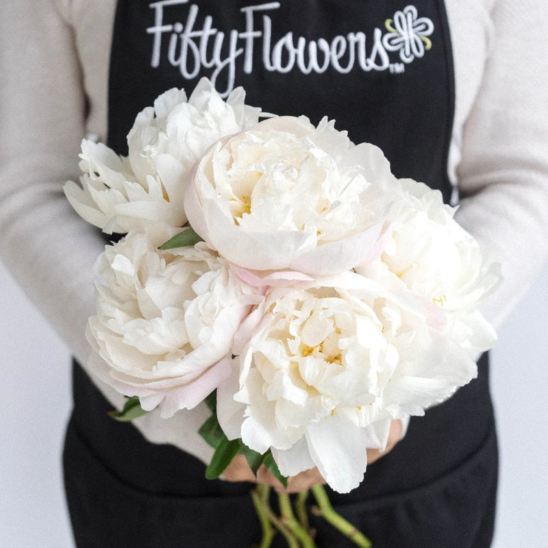 Cheddar Cheese Peony Apron - Image