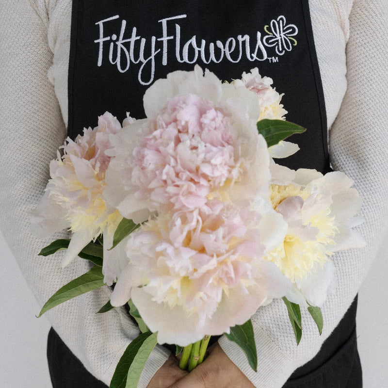 Cherry Blossom Peony Apron - Image