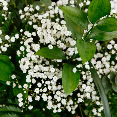 Classic Wedding Greenery Bouquet Bar Kit Close Up - Image