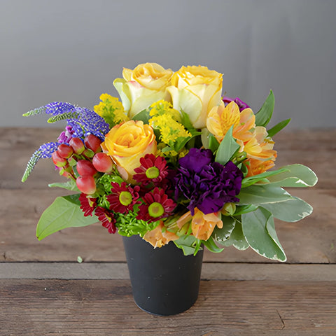 Garden Rainbow Flower Centerpieces