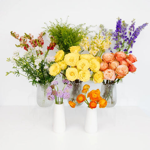 Country Charm Bouquet Bar Flower Kit Recipe - Image