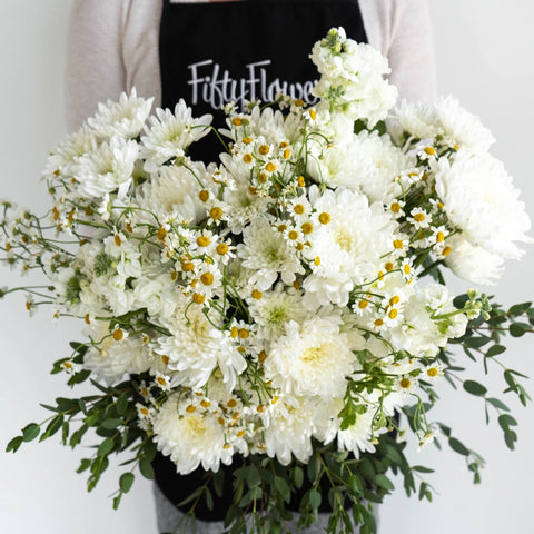 Crazy About You Flower Combo Kit Apron - Image