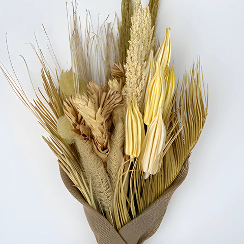 Natural Sand Boho Dried Flower Centerpiece