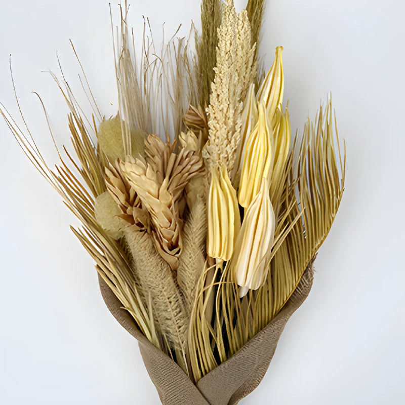 Natural Sand Boho Dried Flower Centerpiece