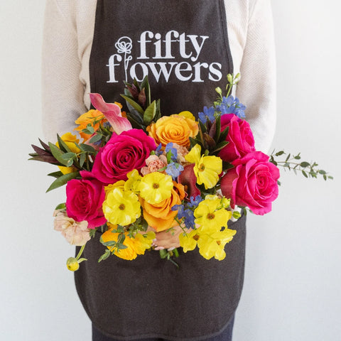 Dragonfruit Delight Diy Flower Kit Apron - Image