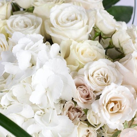 Farm To Table White Diy Flower Combo Close Up - Image