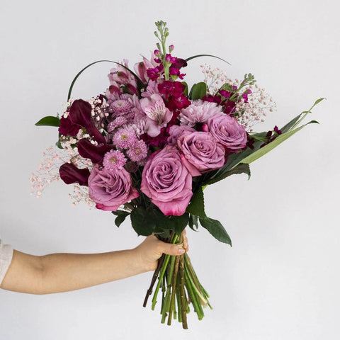Flower Combo Mauve Purple Diy Pack Close Up - Image
