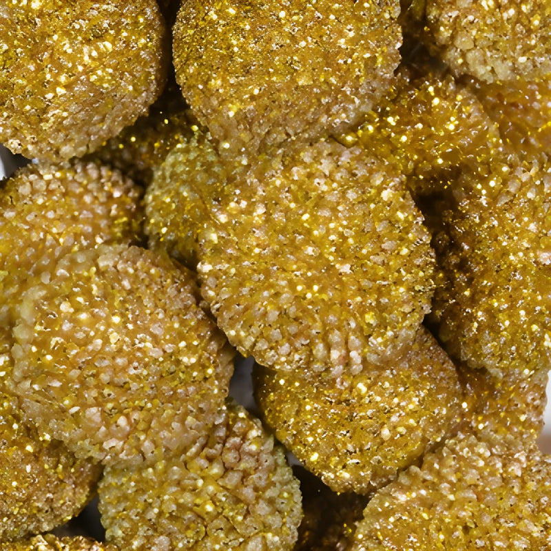 Gold Glitter Craspedia Billy Balls