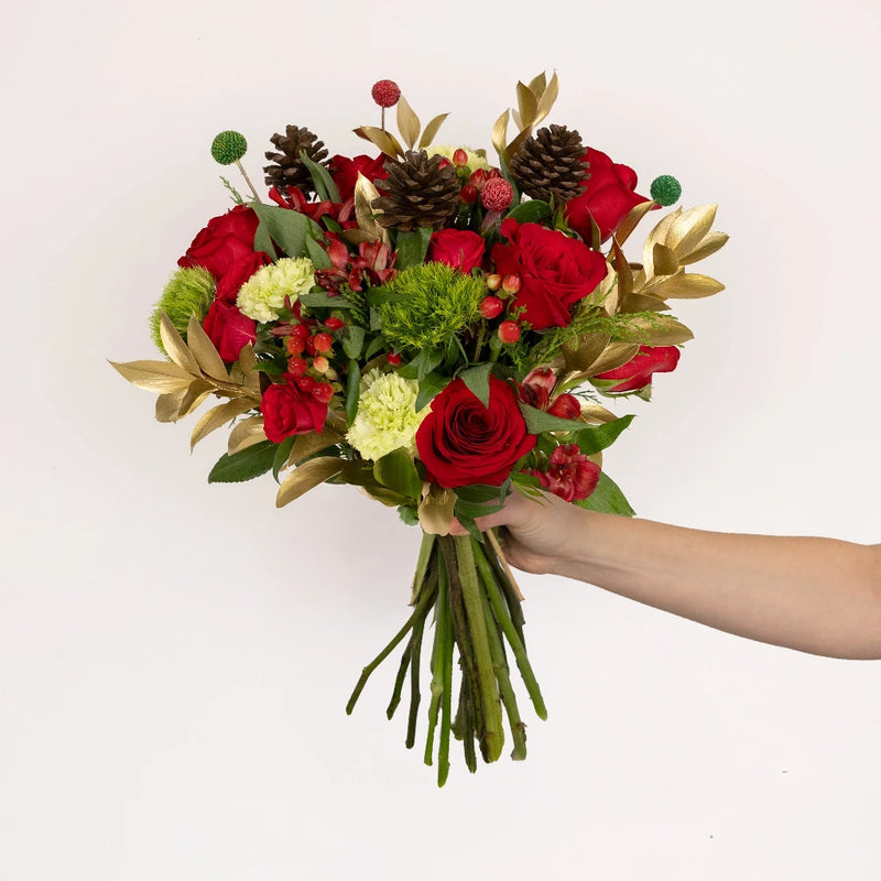 Jingle Bells Traditional Holiday Bouquet - Image