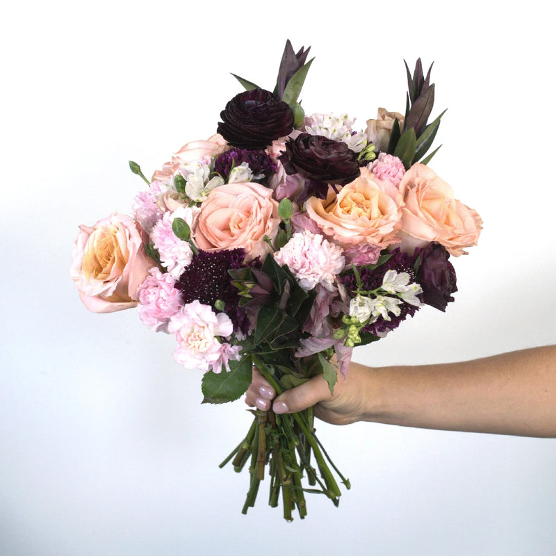 Just Peachy Flower Centerpiece Vase - Image