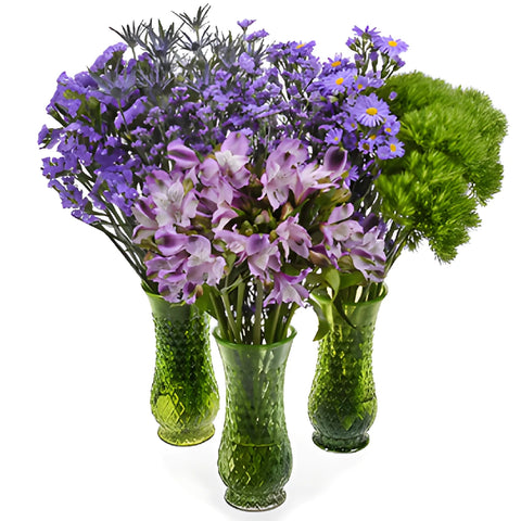 Lavender Textured Filler DIY Flower Kit In a Vase
