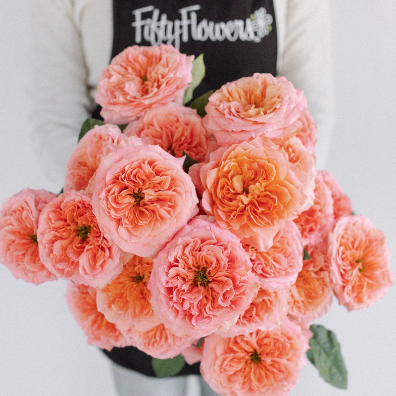 Mandarin Garden Rose Apron - Image