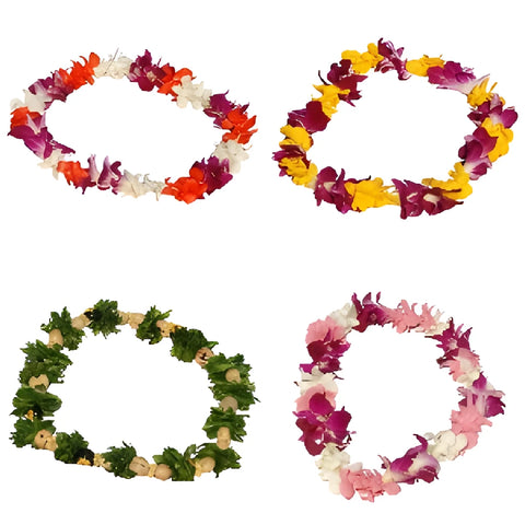50 Single Strung Orchid Leis