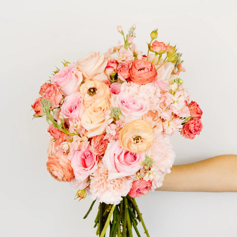 Pink Paradise Flower Centerpieces Vase - Image