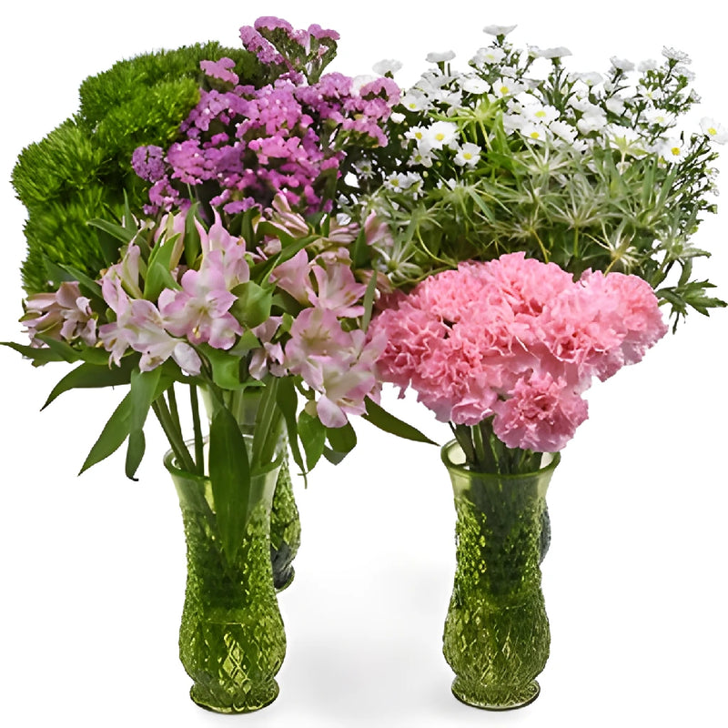 Gentle Pinks and Purples DIY Flower Kit