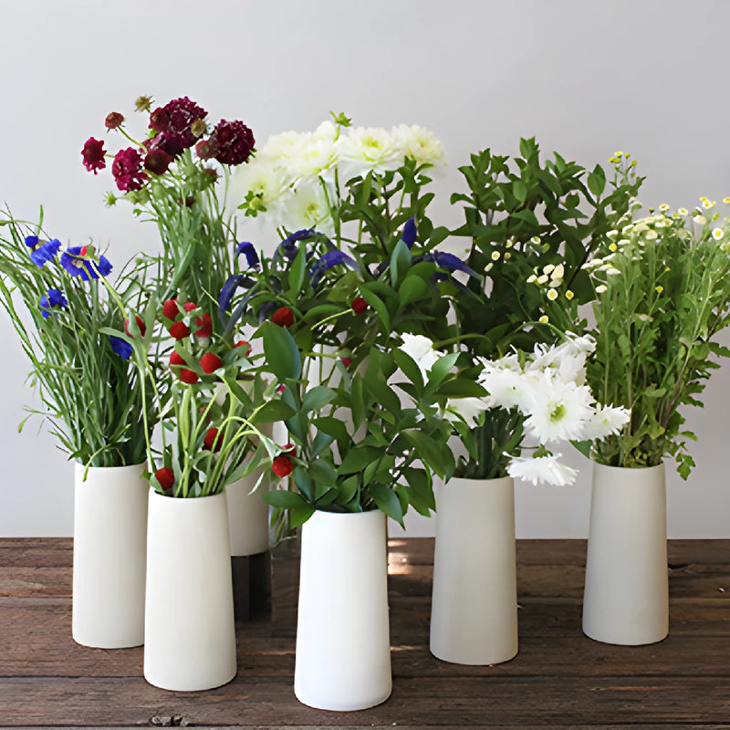 Red and Blue Wildflowers DIY Flower Kit