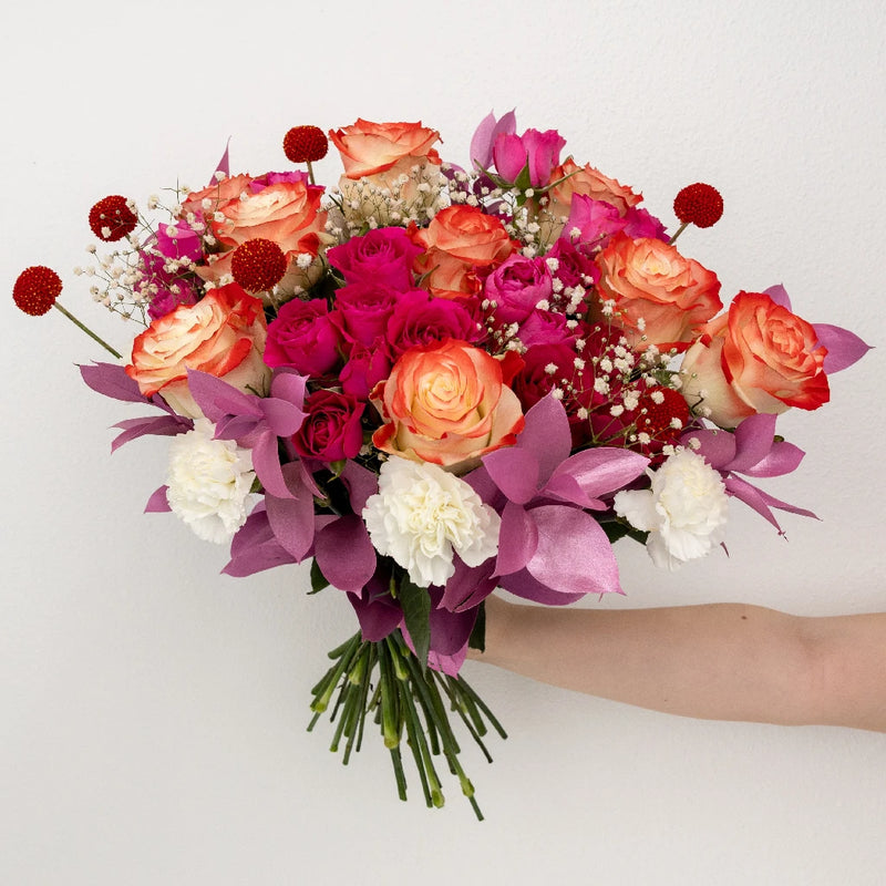 Red, White, Pink V-day Centerpieces Vase - Image