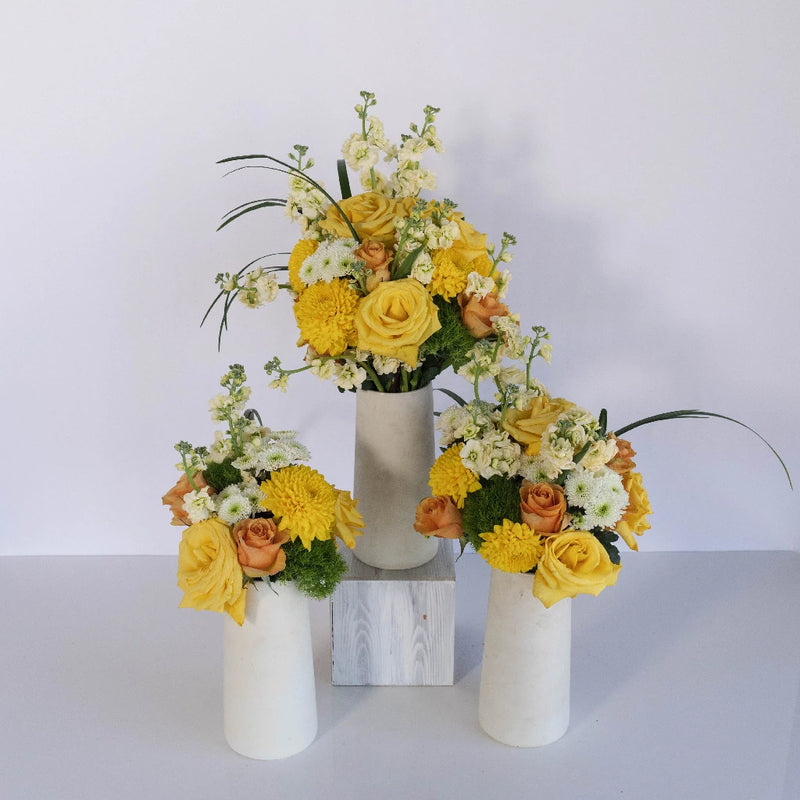 Rose At Dawn Centerpieces Vase - Image