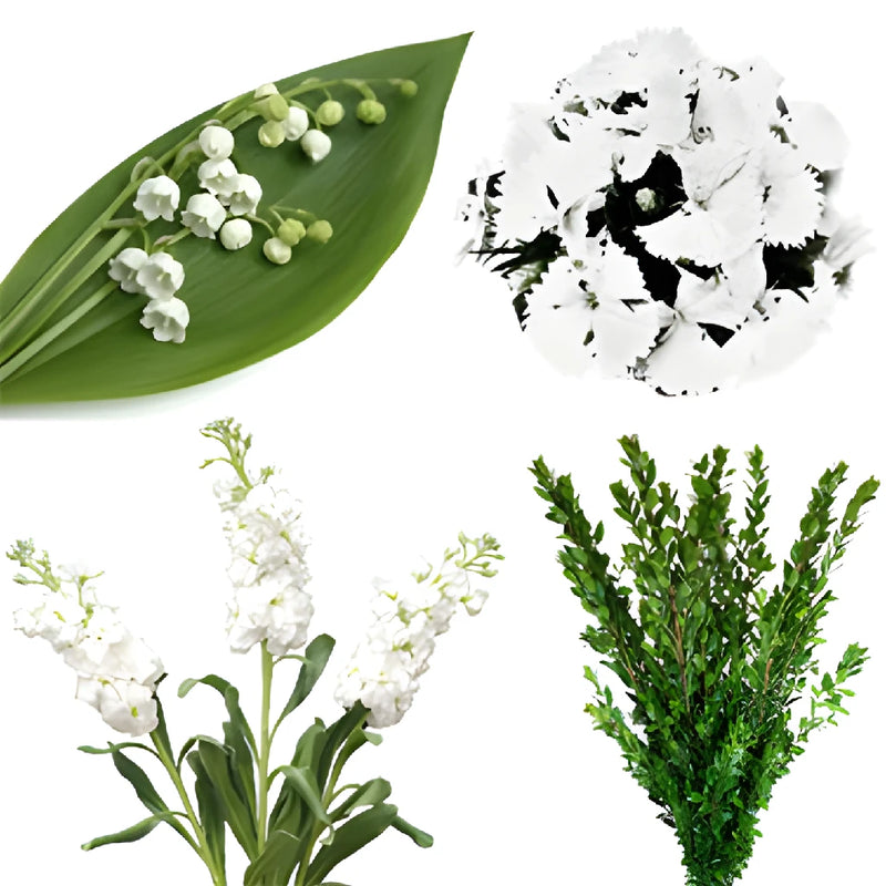 Royal Wedding DIY Flower Kit Stem