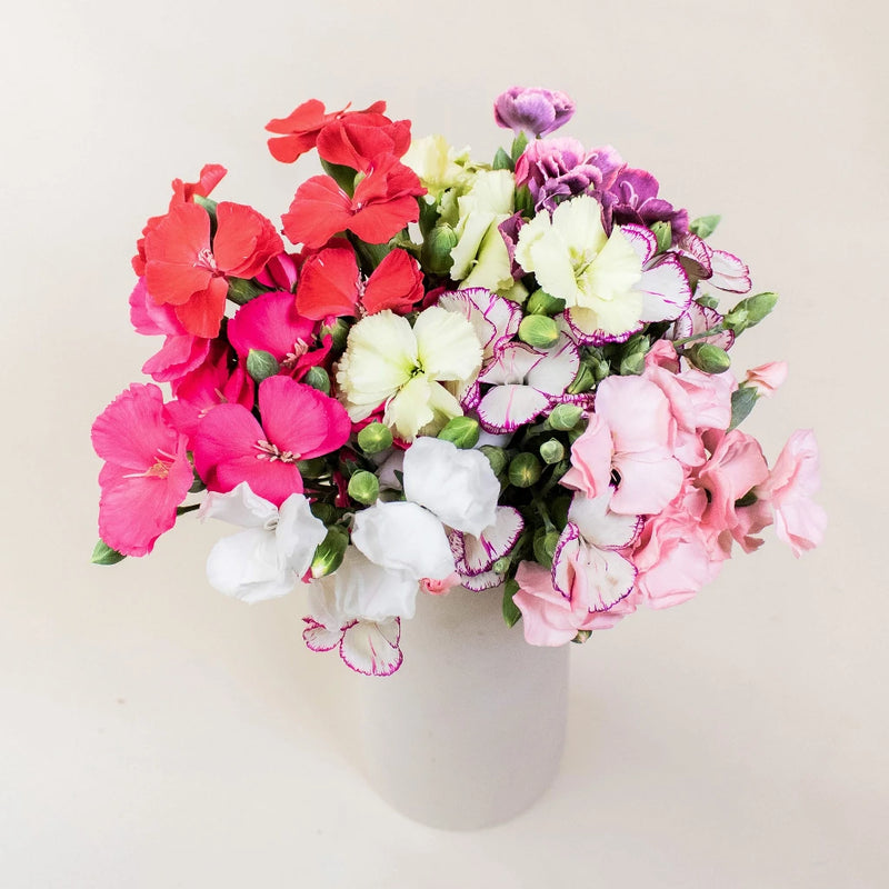 Farm Mix Wholesale Flowers In a Vase