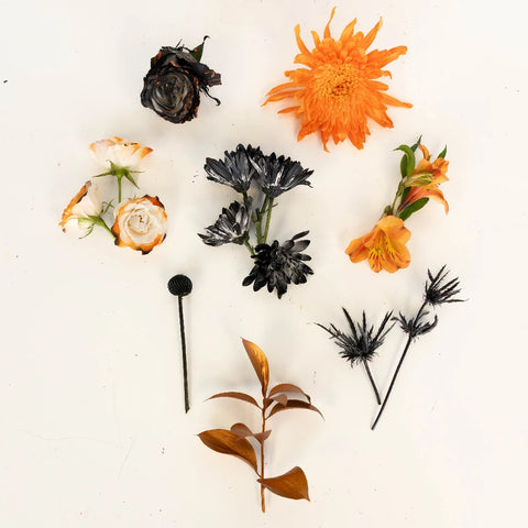Spooky Spider Flower Bouquet Bar Kit Recipe - Image