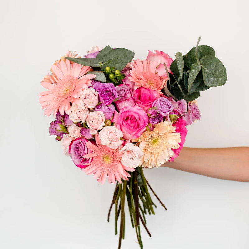 Strawberries And Cream Flower Centerpieces Vase - Image