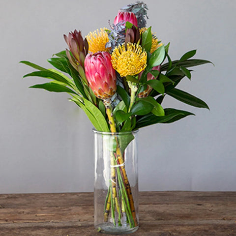 Lush Red Tropical Jungle DIY Flower Kit