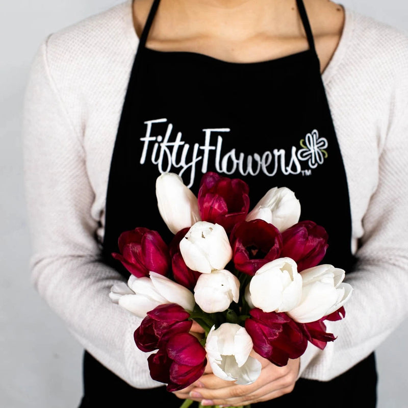 Valentines Love Tulip Special Vase - Image