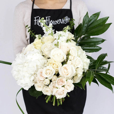 Farm to Table White DIY Flower Kit