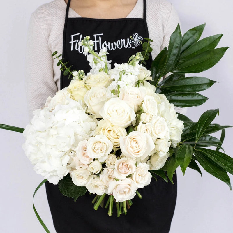 Farm to Table White DIY Flower Kit