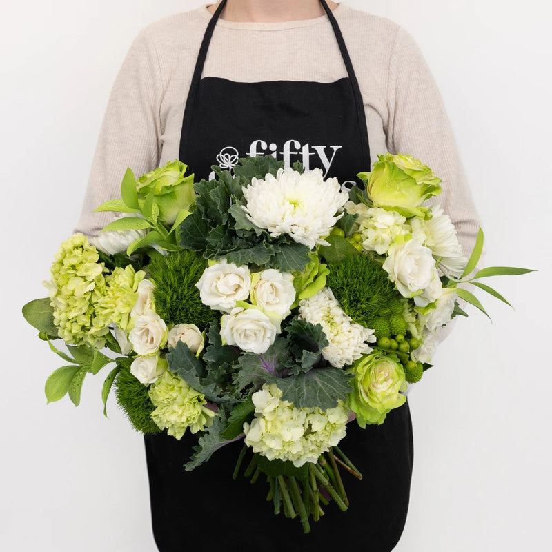 Wicked Green Diy Flower Kit Apron - Image