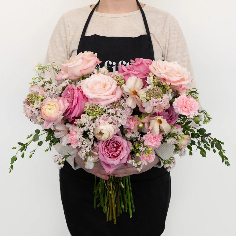 Wicked Pink Diy Flower Kit Apron - Image
