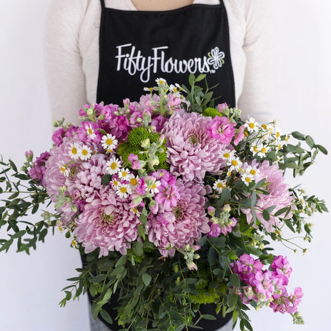 Wild About You Wedding Flower Centerpiece Apron - Image
